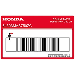 Naklejka na osłonę boczną, prawa strona