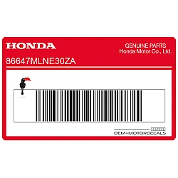 Pegatina para panel lateral, lado derecho