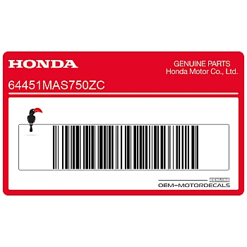 Onderkuip sticker, linkerkant