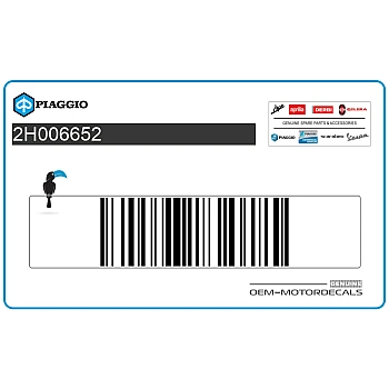 Naklejka na przednią owiewkę (czasza)