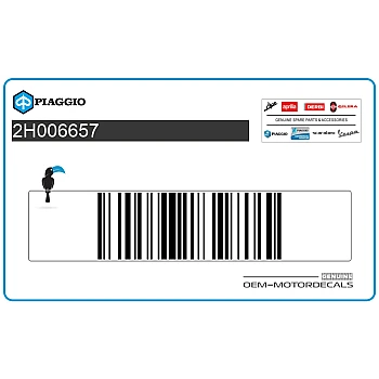 Naklejka na osłonę ramy, lewa strona