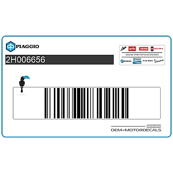 Naklejka na tylną owiewkę / zadupek, prawa strona