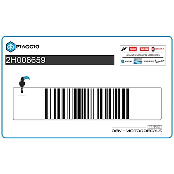 Naklejka na tylną owiewkę / zadupek