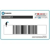 PIAGGIO GROUP Kotflügelaufkleber vorne, Linke Seite 2H006651