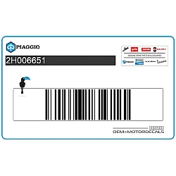 Adesivo parafango anteriore, lato sinistro