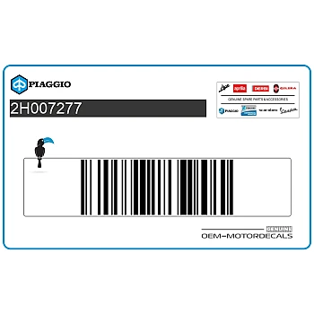 Naklejka na przednią owiewkę (czasza), prawa strona