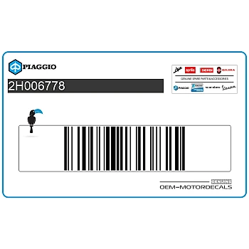 Naklejka na osłonę boczną, lewa strona