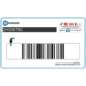 Naklejka na tylną owiewkę / zadupek, prawa strona