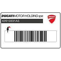 DUCATI Tanksticker 43510331AS