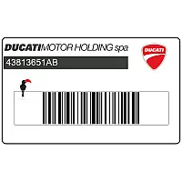 DUCATI Adesivo serbatoio 43813651AB