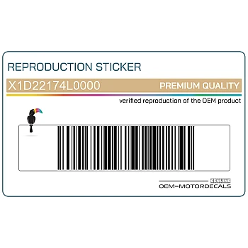 Zijpaneel stickers set, rechterkant