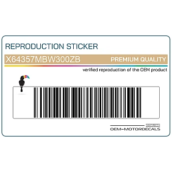 Zijpaneel sticker, linkerkant