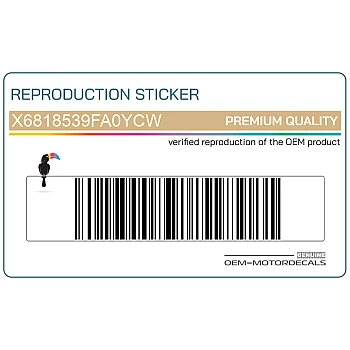 Adesivo pannello laterale, lato destro