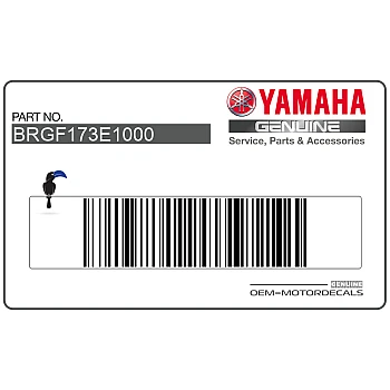 Heckverkleidung Aufkleber, Linke Seite