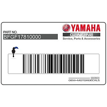 Framecover sticker, linkerkant