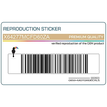 Zijpaneel sticker, rechterkant