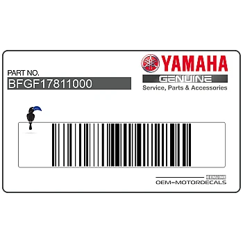 Framecover sticker, linkerkant