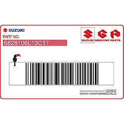 Autocollant de couverture de réservoir, côté gauche