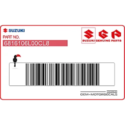 Pegatina para guardabarros delantero, lado izquierdo