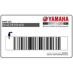 Pegatina para carenado frontal, lado izquierdo