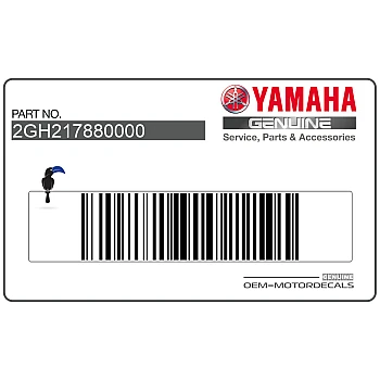 Kontpaneel sticker, linkerkant