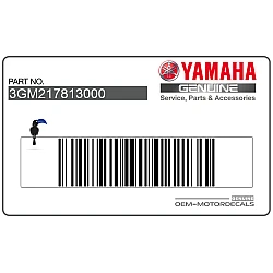 Autocollant carénage arrière queue