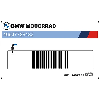 Naklejka na tylną owiewkę / zadupek, prawa strona