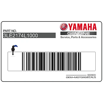 Set adesivi posteriore coda carena, lato destro