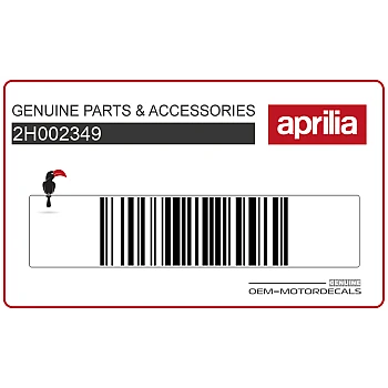 Side cowling decal, right side