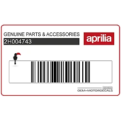 Adesivo pannello laterale, lato sinistro