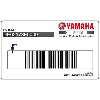 Adesivo posteriore coda carena, lato destro