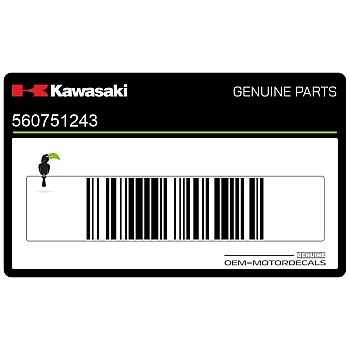 Kontpaneel sticker, rechterkant