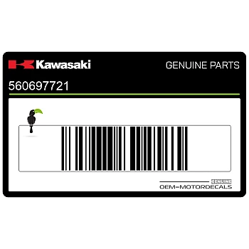 Side cowling decal, left side