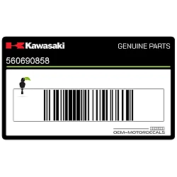 Side cowling decal, right side