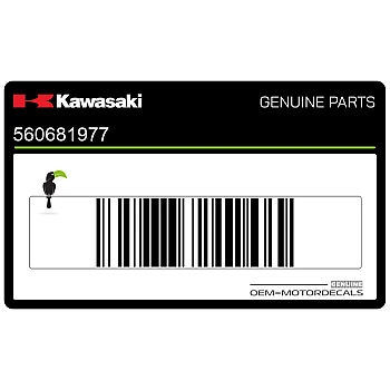 Kontpaneel sticker, rechterkant