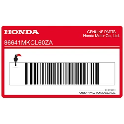 Naklejka na przednią owiewkę (czasza), prawa strona