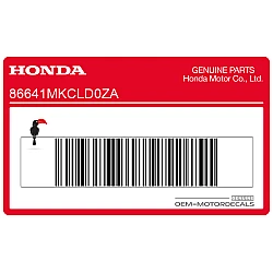 Front cowling decal, right side