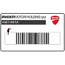 Front fender decal