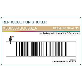 Framecover sticker, rechterkant