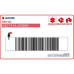 Naklejka na przednią owiewkę (czasza), prawa strona