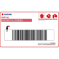 Naklejka na przednią owiewkę (czasza), lewa strona