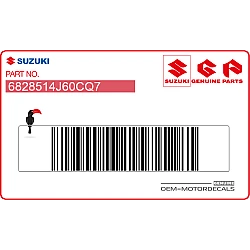 Naklejka na przednią owiewkę (czasza), lewa strona