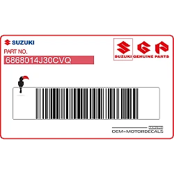 Side cowling decals set, right side