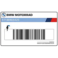 BMW Zijpaneel sticker, linkerkant 51148406425