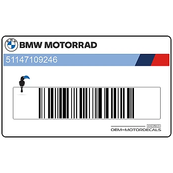 Tail cowl decal, right side