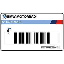 Side cowling decal, right side