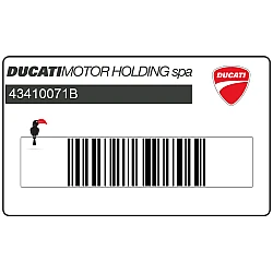 Autocollant de carénage supérieur avant