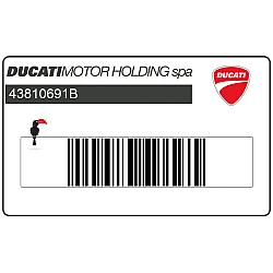 Side cowling decal, left side