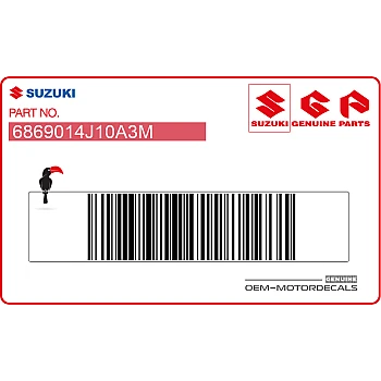 Side cowl GSX-R 750 graphic, left side