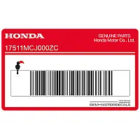 HONDA Fuel tank CBR graphic, right side 17511-MCJ-000ZC